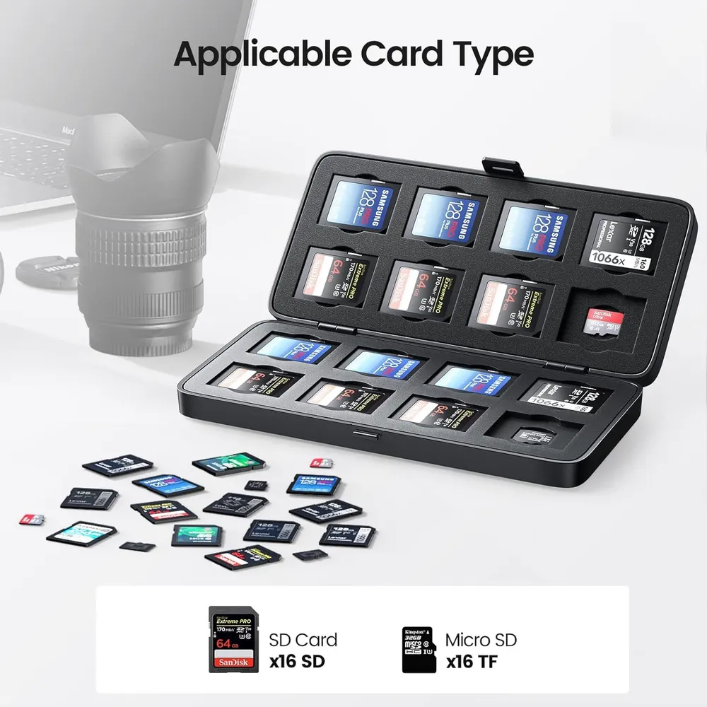 Кейс для накопителей данных Orico MSCD-2 Black - MSCD-2-BK-BP - фото 3