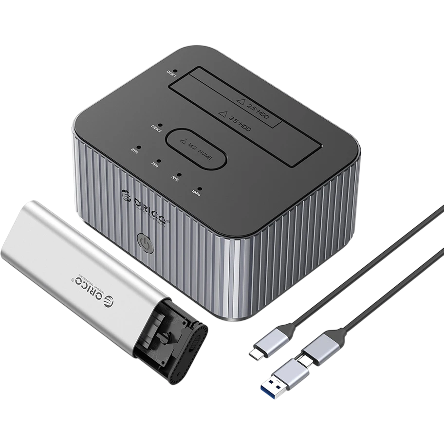 Док-станция для HDD Orico IT28E-C Grey - IT28E-C-EU-GY-BP