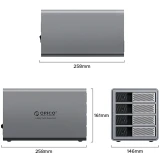 Дисковое хранилище Orico 9848U3 Grey (9848U3-EU-GY-BP)