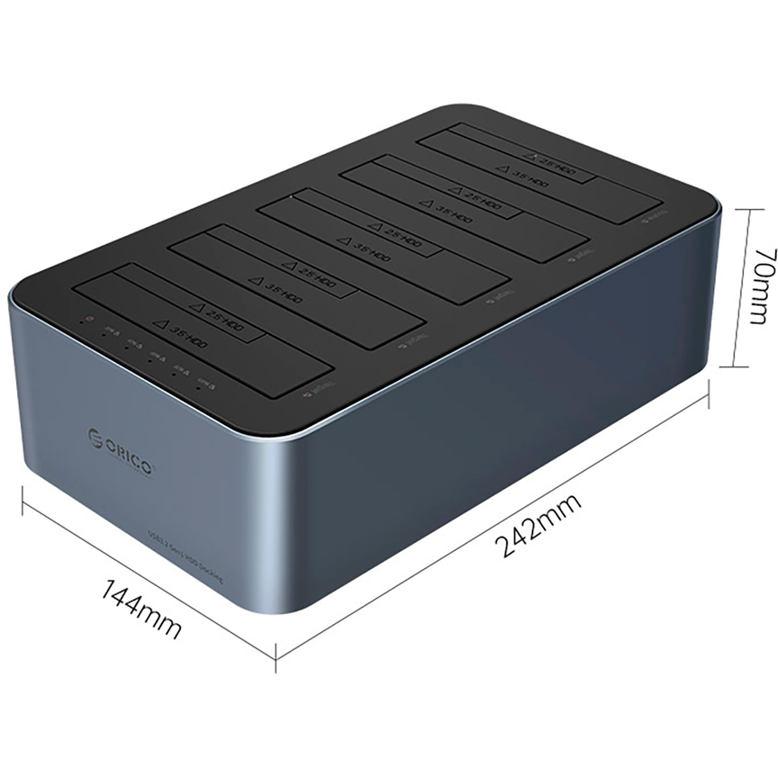 Док-станция для HDD Orico 6656C3-C Grey - 6656C3-C-EU-GY-BP-HW - фото 3