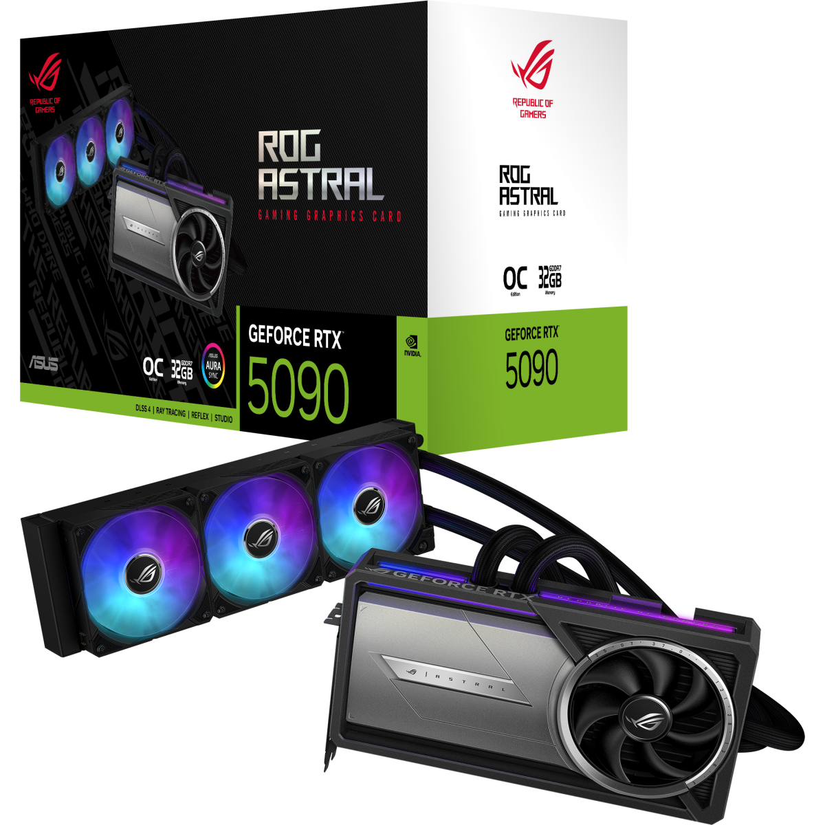 Видеокарта NVIDIA GeForce RTX 5090 ASUS ROG Astral LC OC 32Gb (ROG-ASTRAL-LC-RTX5090-O32G-GAMING) - фото 18