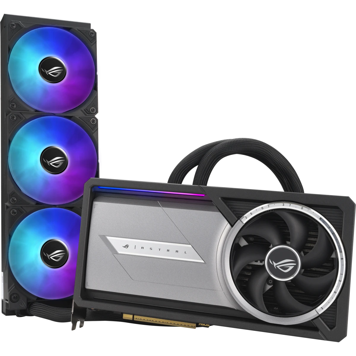 Видеокарта NVIDIA GeForce RTX 5090 ASUS ROG Astral LC OC 32Gb (ROG-ASTRAL-LC-RTX5090-O32G-GAMING)