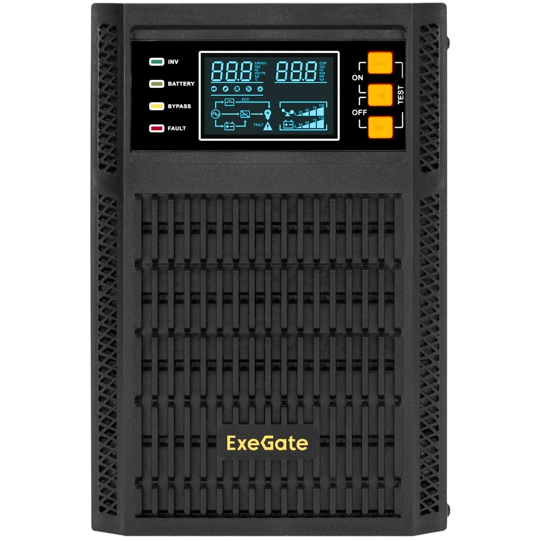 ..... ИБП ExeGate PowerExpert TL-1000.LCD.AVR.2SH.USB.RS232.SNMP (8310) Б/У - EX296947RUS - фото 2