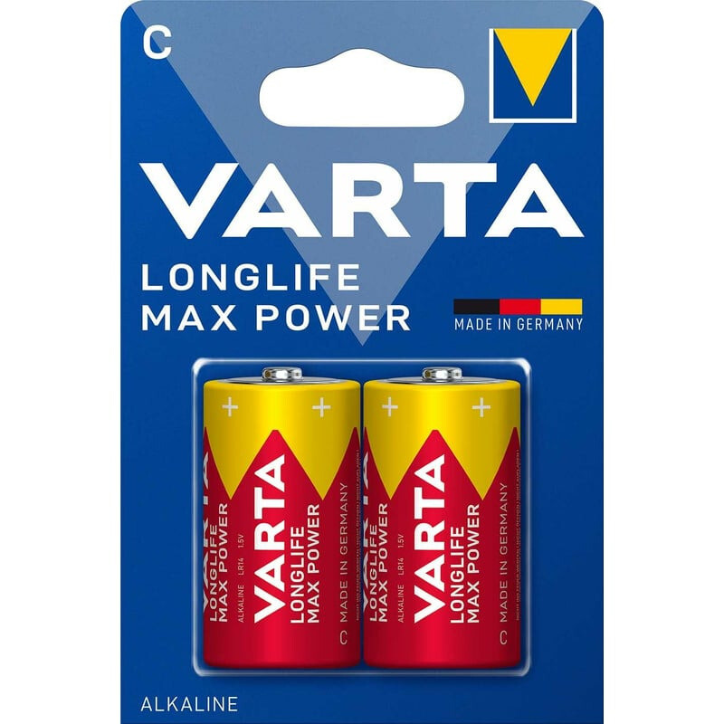 Батарейка Varta Long Life Max Power (C, 2 шт.) - 04714101402