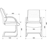 Офисное кресло Бюрократ T-8010-Low-V Ivory (T-8010-LOW-V/IVORY)