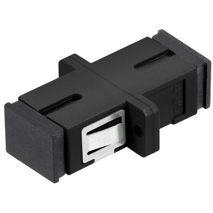 Оптический проходной адаптер Cabeus SC-SC-MM-BK