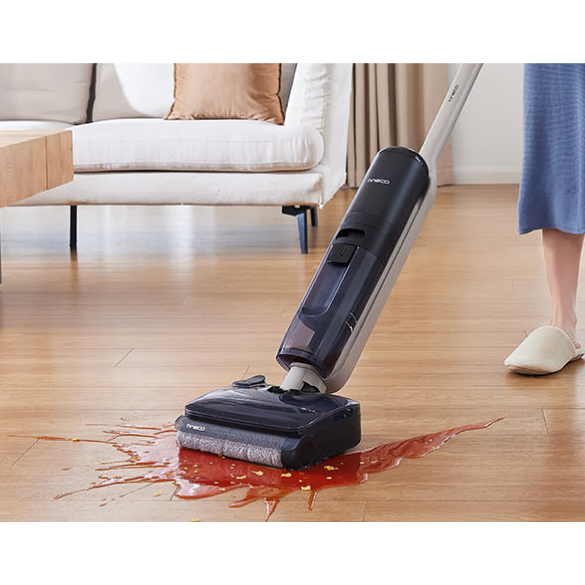 Пылесос Tineco iFloor Y3 Stretch Lite Black/White - FW1I2100RU - фото 4