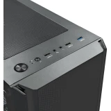 Корпус XASTRA A402M 4FRGB Black (A402M-4FC12F-BK)