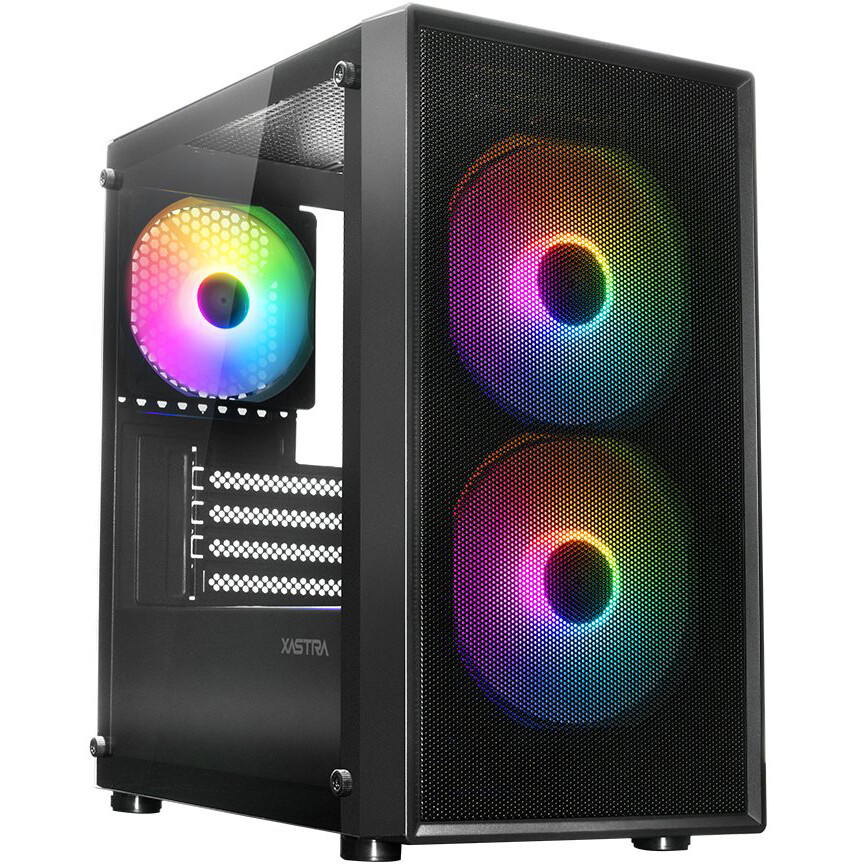 Корпус XASTRA A305M 3FRGB Black