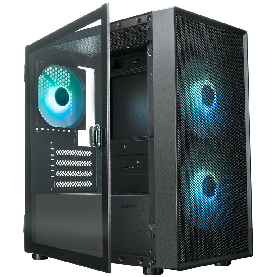 Корпус XASTRA A305M 3ARGB Black - A305M-2FC14A-1FC12A-D - фото 3