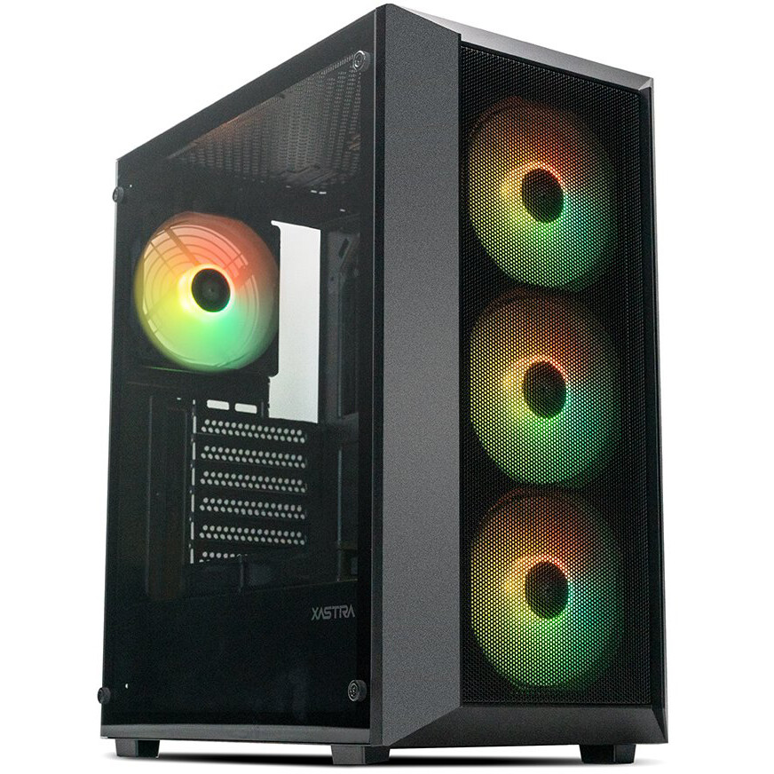 Корпус XASTRA A406 4ARGB Black - A406-4FC12A - фото 3