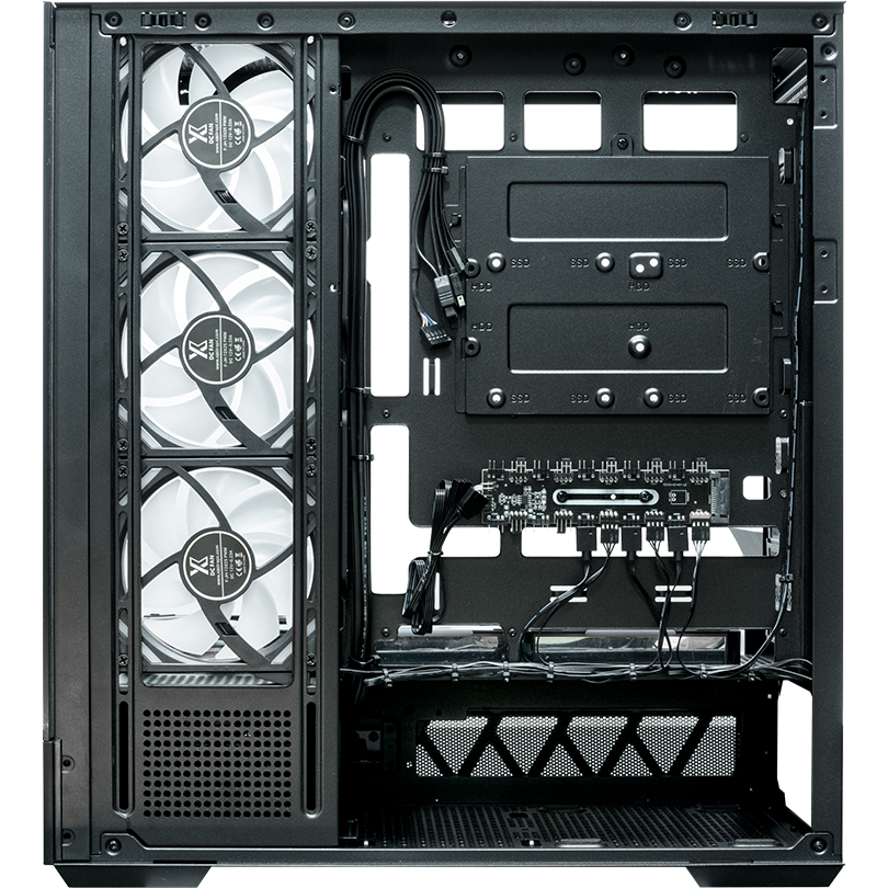 Корпус XASTRA Q700 7FS12A-C10-UC Black - Q700-7FS12A-C10-UC - фото 5