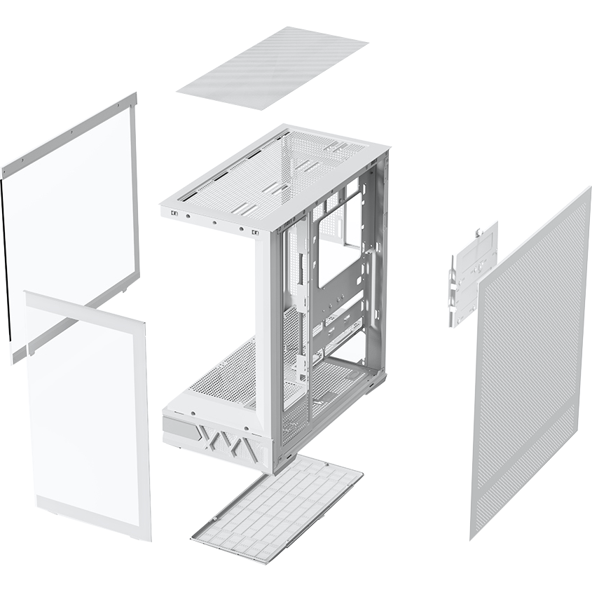 Корпус XASTRA Q700 7FS12A-C10-UC White - Q700-7FS12A-C10-UC-WH - фото 10