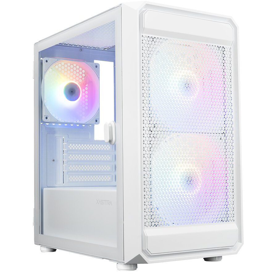 Корпус XASTRA A303M 3FRGB White - A303M-2FC14F-1FC12F-D-WH