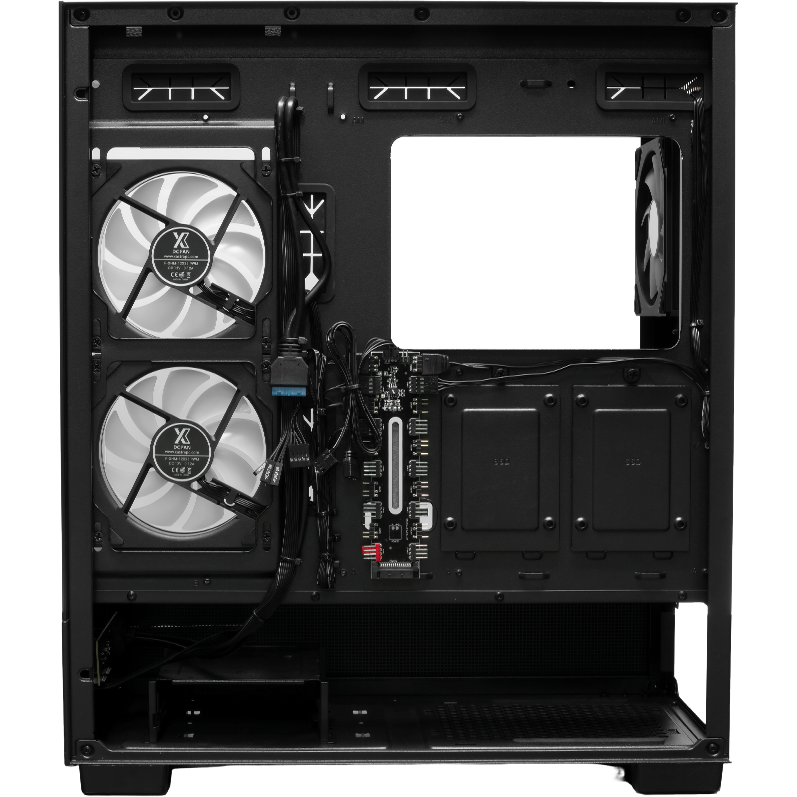 Корпус XASTRA Q500 3ARGB-C10 Black - Q500-3FM12A-C10 - фото 6