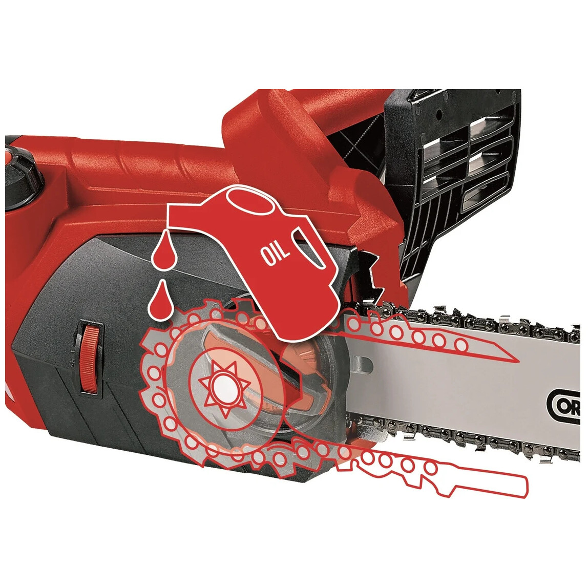 Электропила Einhell GE-EC 2240 - 4501740 - фото 4