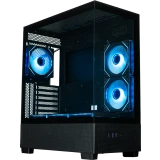 Корпус XASTRA Q500 6ARGB-C10-UC Black (Q500-6FM12A-C10-UC)