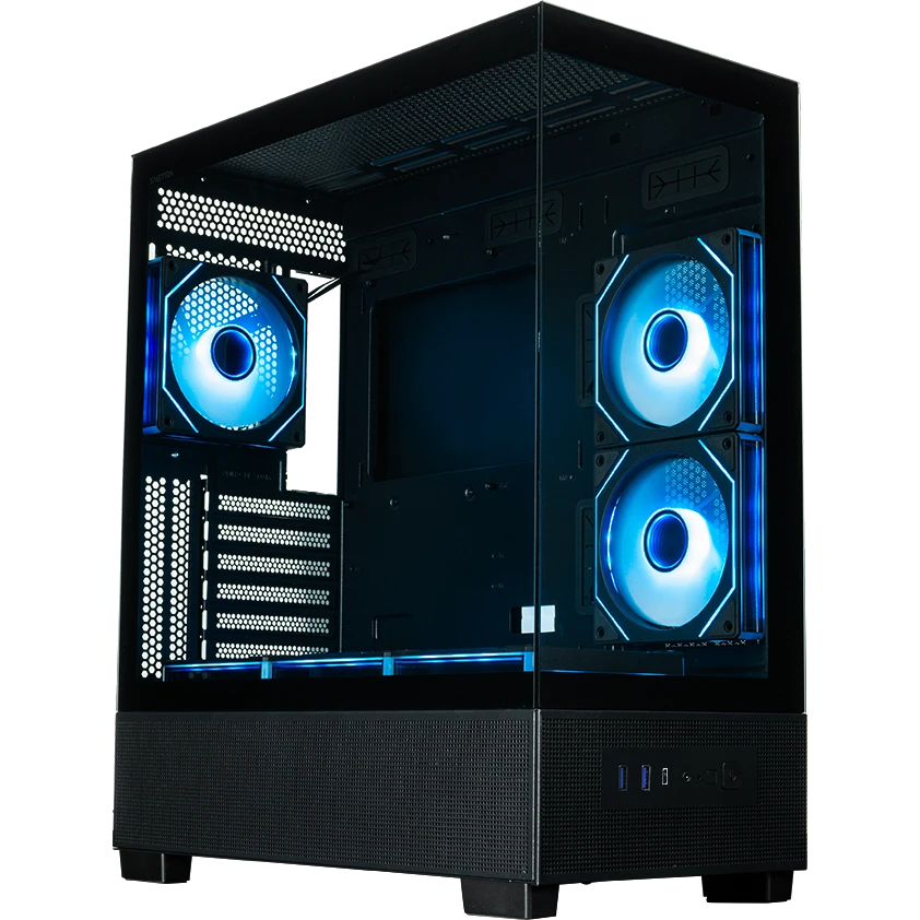 Корпус XASTRA Q500 6ARGB-C10-UC Black - Q500-6FM12A-C10-UC