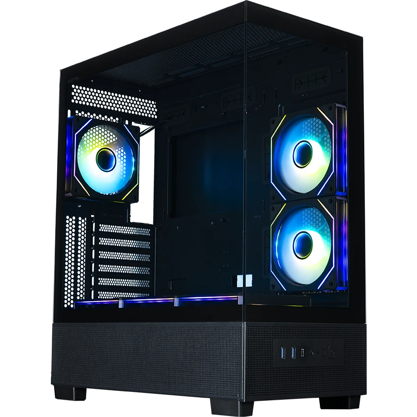 Корпус XASTRA Q500 6ARGB-C10-UC Black - Q500-6FM12A-C10-UC - фото 2