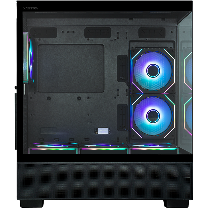 Корпус XASTRA Q500 6ARGB-C10-UC Black - Q500-6FM12A-C10-UC - фото 4
