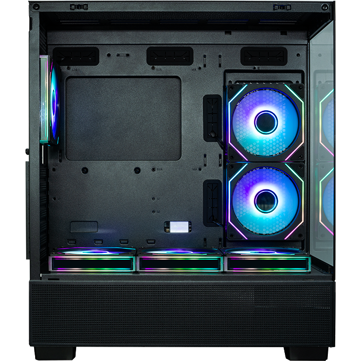 Корпус XASTRA Q500 6ARGB-C10-UC Black - Q500-6FM12A-C10-UC - фото 5