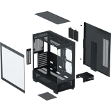 Корпус XASTRA Q500 6ARGB-C10-UC Black (Q500-6FM12A-C10-UC)