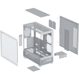 Корпус XASTRA Q500 6ARGB-C10-UC White (Q500-6FM12A-C10-UC-WH)