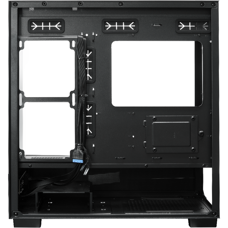 Корпус XASTRA Q500M 0F Black - Q500M-0F - фото 5