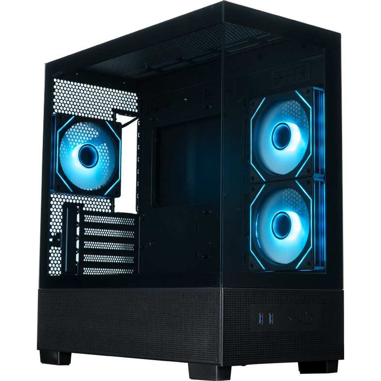 Корпус XASTRA Q500M 3ARGB-C10 Black - Q500M-3FM12A-C10