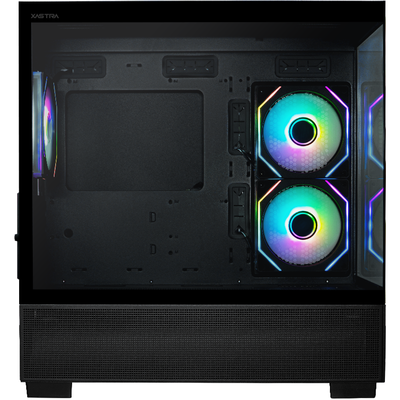 Корпус XASTRA Q500M 3ARGB-C10 Black - Q500M-3FM12A-C10 - фото 4