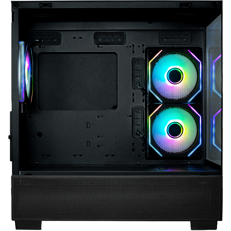 Корпус XASTRA Q500M 3ARGB-C10 Black - Q500M-3FM12A-C10 - фото 5