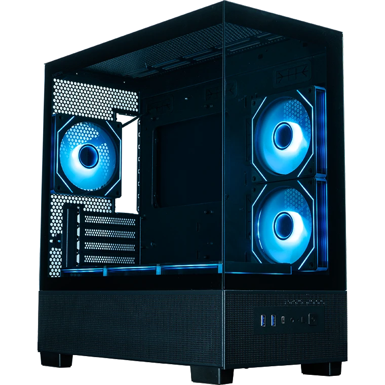 Корпус XASTRA Q500M 6ARGB-C10-UC Black - Q500M-6FM12A-C10-UC