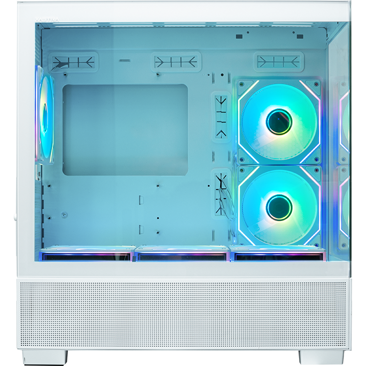 Корпус XASTRA Q500M 6ARGB-C10-UC White - Q500M-6FM12A-C10-UC-WH - фото 5