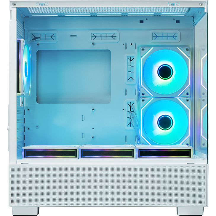 Корпус XASTRA Q500M 6ARGB-C10-UC White - Q500M-6FM12A-C10-UC-WH - фото 6