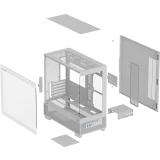 Корпус XASTRA Q500M 6ARGB-C10-UC White (Q500M-6FM12A-C10-UC-WH)