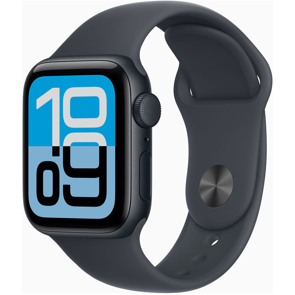 Умные часы Apple Watch SE 3 40mm Midnight Aluminum Case with Midnight Sport Band M/L (MEHC4)