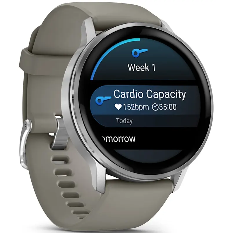 Умные часы Garmin Venu 4 45mm Silver with Silver Gray Silicone Band - 010-03014-01 - фото 3