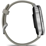 Умные часы Garmin Venu 4 45mm Silver with Silver Gray Silicone Band (010-03014-01)