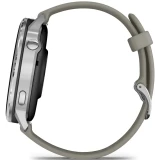 Умные часы Garmin Venu 4 45mm Silver with Silver Gray Silicone Band (010-03014-01)