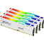 Оперативная память 64Gb DDR5 5600MHz Kingston Fury Beast RGB (KF556C40BWAK4-64) (4x16Gb KIT)