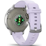 Умные часы Garmin Venu 4 41mm Silver with Periwinkle Silicone Band (010-03013-01)
