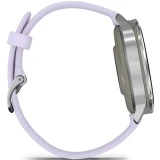 Умные часы Garmin Venu 4 41mm Silver with Periwinkle Silicone Band (010-03013-01)