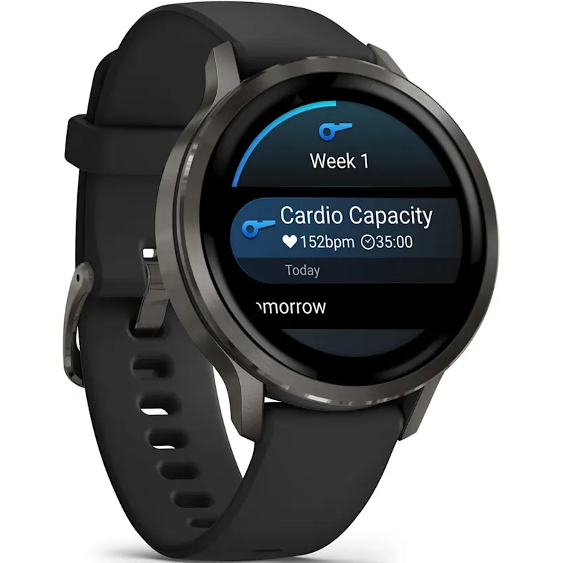 Умные часы Garmin Venu 4 41mm Slate with Black Silicone Band - 010-03013-02 - фото 3