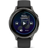 Умные часы Garmin Venu 4 41mm Slate with Black Silicone Band (010-03013-02)