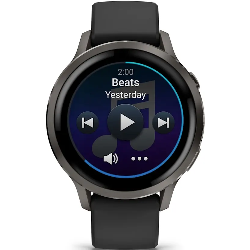 Умные часы Garmin Venu 4 41mm Slate with Black Silicone Band - 010-03013-02 - фото 4