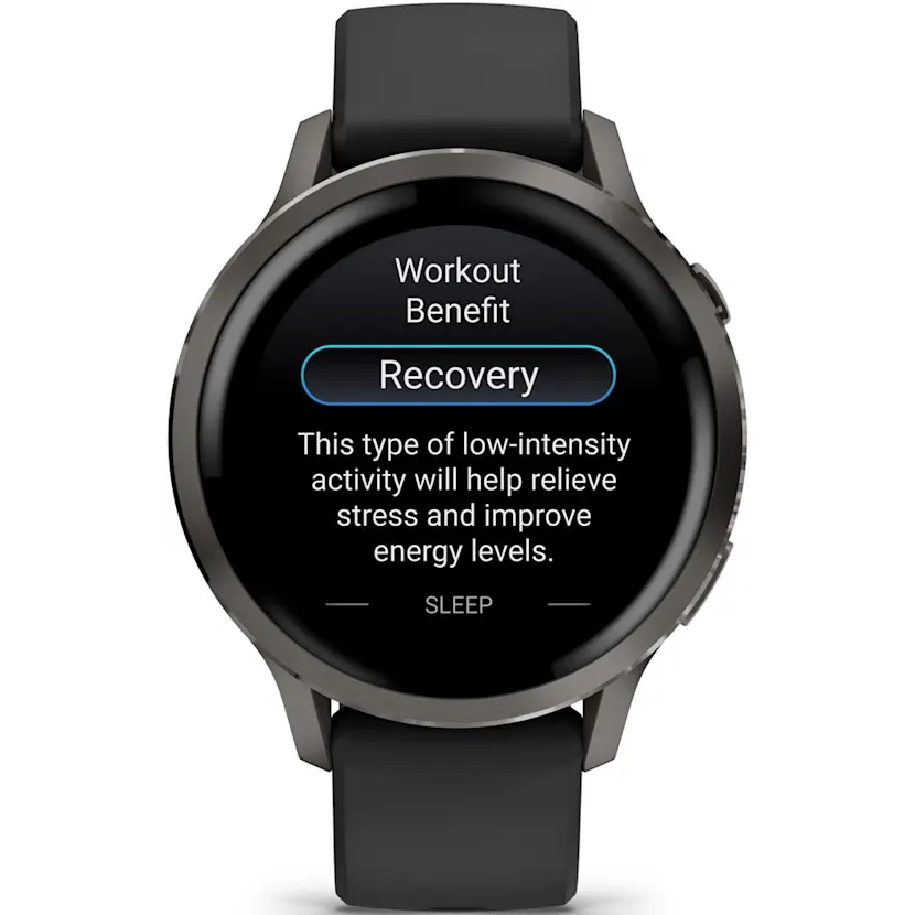 Умные часы Garmin Venu 4 41mm Slate with Black Silicone Band - 010-03013-02 - фото 5