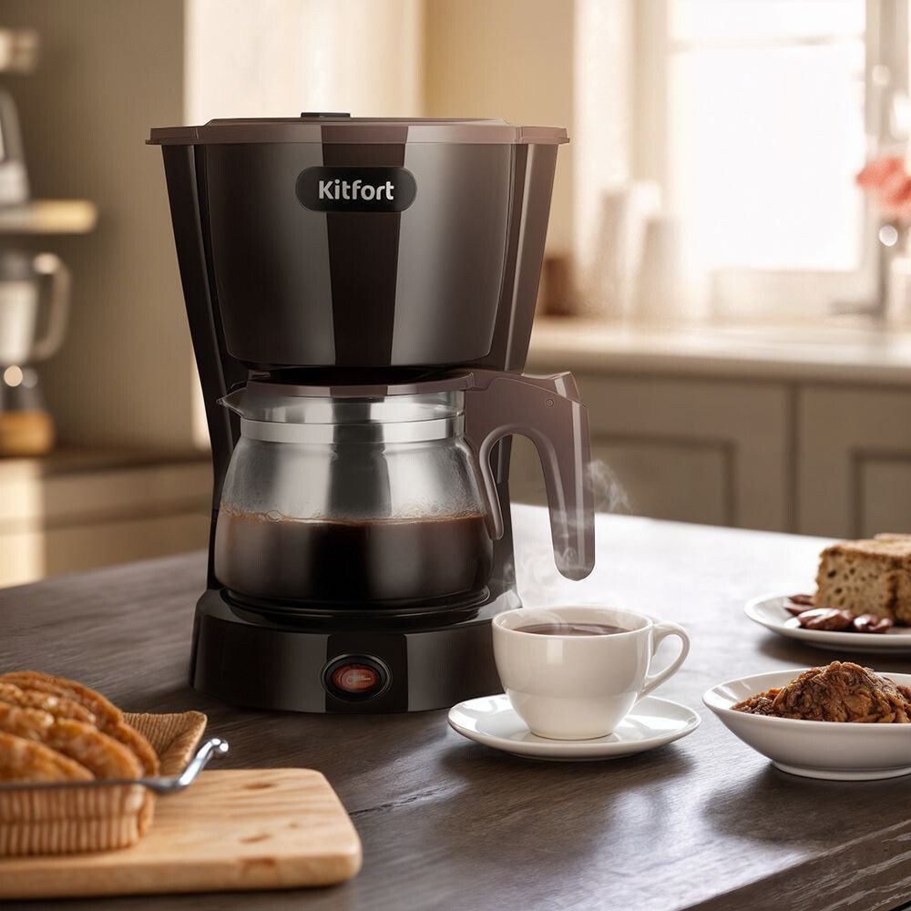 Кофеварка Kitfort KT-7591 - КТ-7591 - фото 6