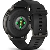 Умные часы Garmin Venu 4 45mm Slate with Black Silicone Band (010-03014-00)