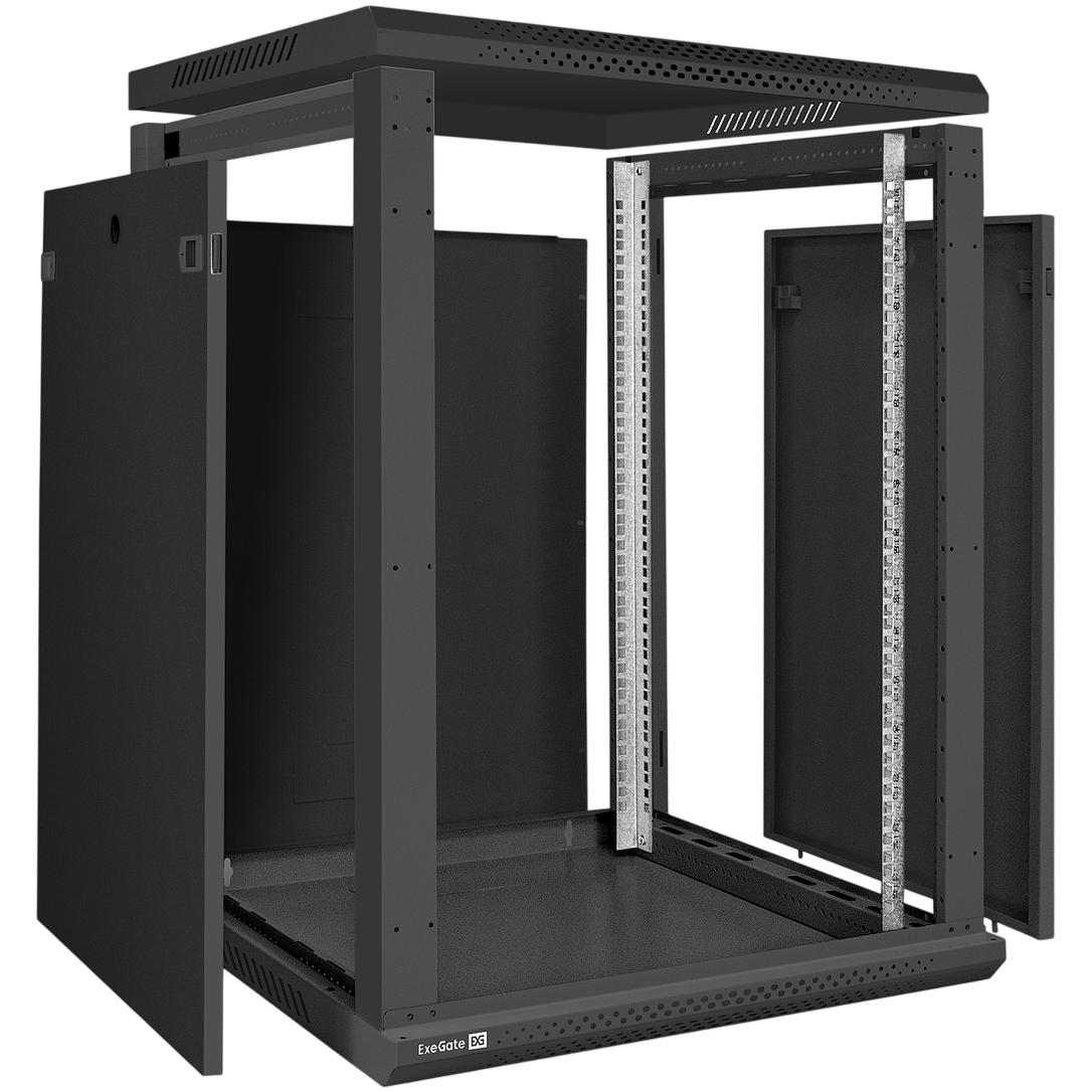 Шкаф ExeGate EC-WM-15U.600.M.BLACK - EX300268RUS - фото 11