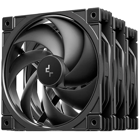 Вентилятор для корпуса DeepCool FD12 V2 (3 шт.) - R-FD12V2-BKNPN3-G